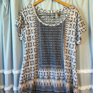Aztec Lucky Brand Shirt- Size 1X